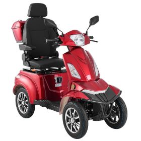 Heavy Duty 4-Wheel Mobility Scooters for Seniors & Adults, 500lbs Capacity, 21.5 Miles 3-Speed Long Range (Default: Default)