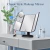 Makeup Mirror, Vanity Mirror with Lights, 2X/3X/10X Magnification, Touch Control, Trifold, Dual Power Supply, Gifts Mothers Day for Mom
