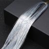 12 Colors Holographic Glitter Tinsel Hair Extensions, Sparkle Rainbow Hair Strands Hair Accessories