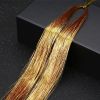 12 Colors Holographic Glitter Tinsel Hair Extensions, Sparkle Rainbow Hair Strands Hair Accessories