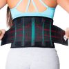 Back Support Brace - Ergonomic Back Support Belt for Women & Men, Plus Size Back Brace for Lower Back Pain, Advanced Ribbing, Dual-Tension Straps