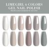 LIMEGIRL Gel Nail Polish Set 6 Color Set with UV Nail Light and Nail Tools, Soaking Nail Set, for Beginners DIY Nail Set