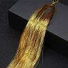 12 Colors Holographic Glitter Tinsel Hair Extensions, Sparkle Rainbow Hair Strands Hair Accessories